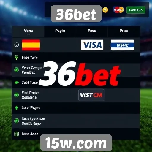 Métodos de pagamento oferecidos pelo 36bet
